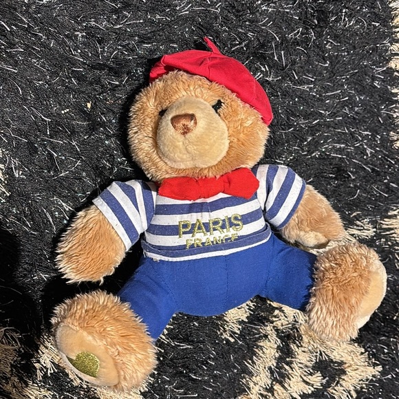 PARIS Stuffed Cuddly Teddy Bear Seaman Blue - Picture 4 of 9